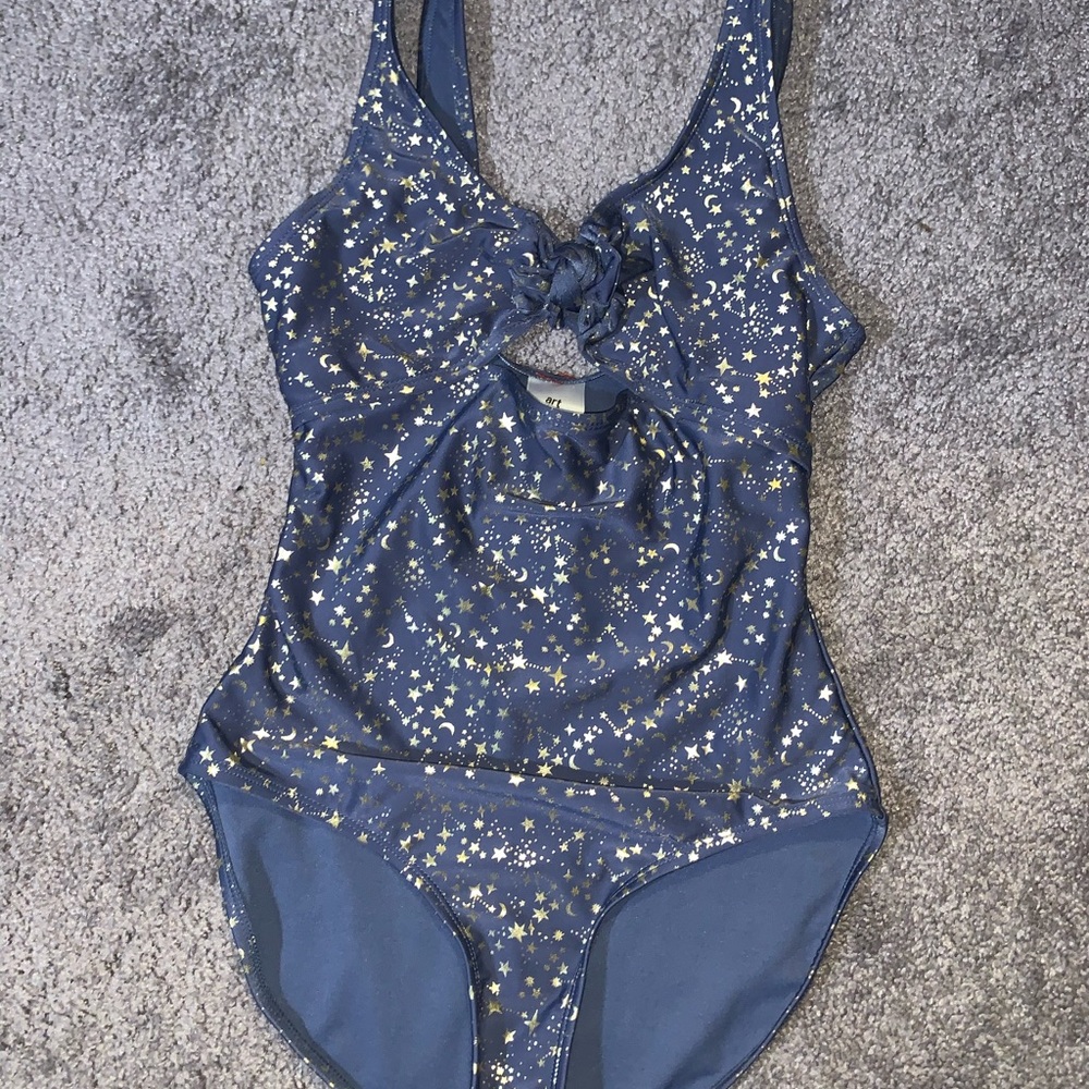 Art Class girls star print one piece swimsuit
